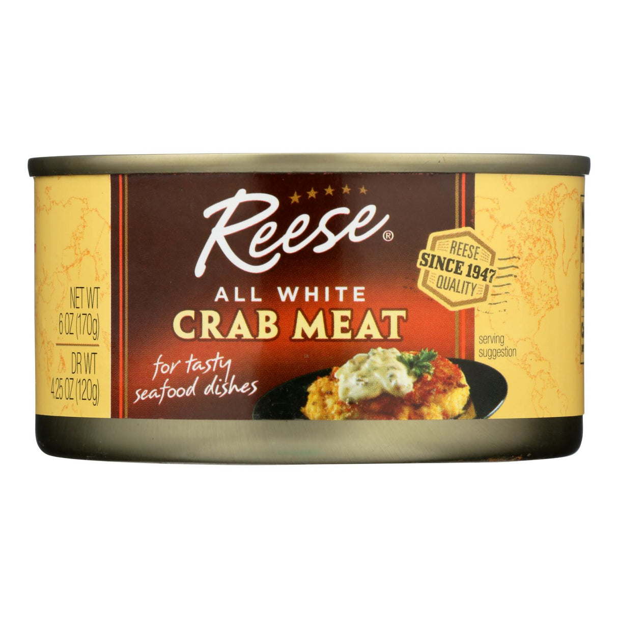 Reese Premium All-White Crabmeat (6 oz, Pack of 12) - Cozy Farm