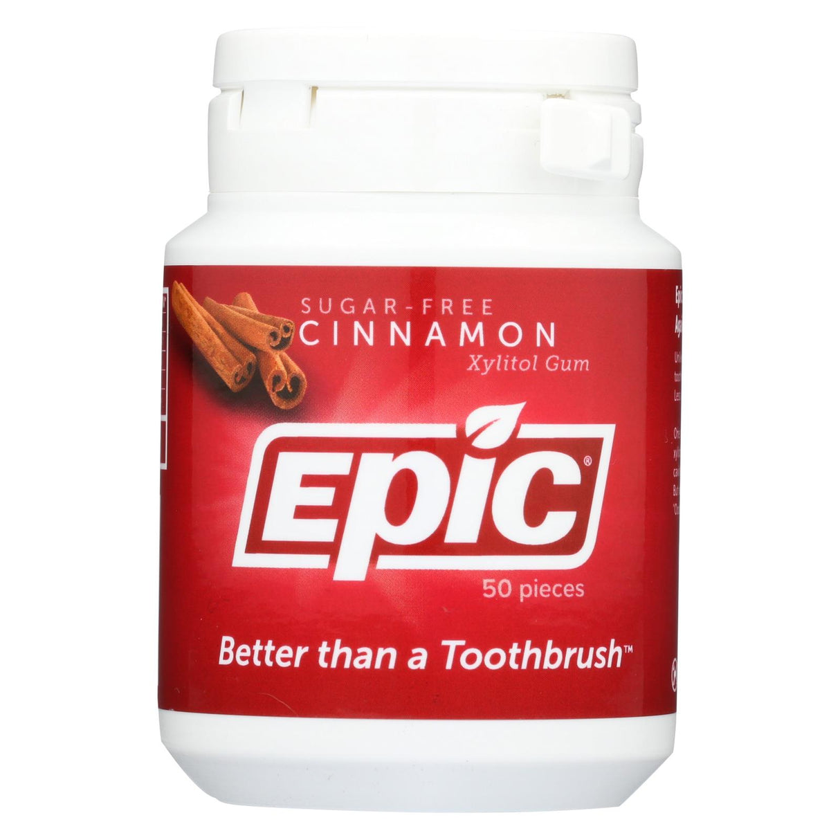 Epic Dental Xylitol Gum - Cinnamon (50 ct) - Cozy Farm