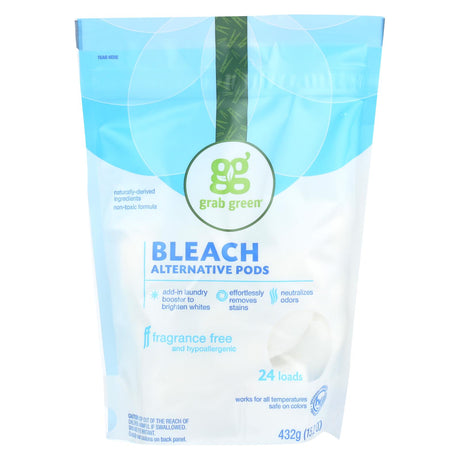 Grab Green - Alternative  Bleach  - Fragrance Free (Pack of 6) - 24 Count - Cozy Farm 