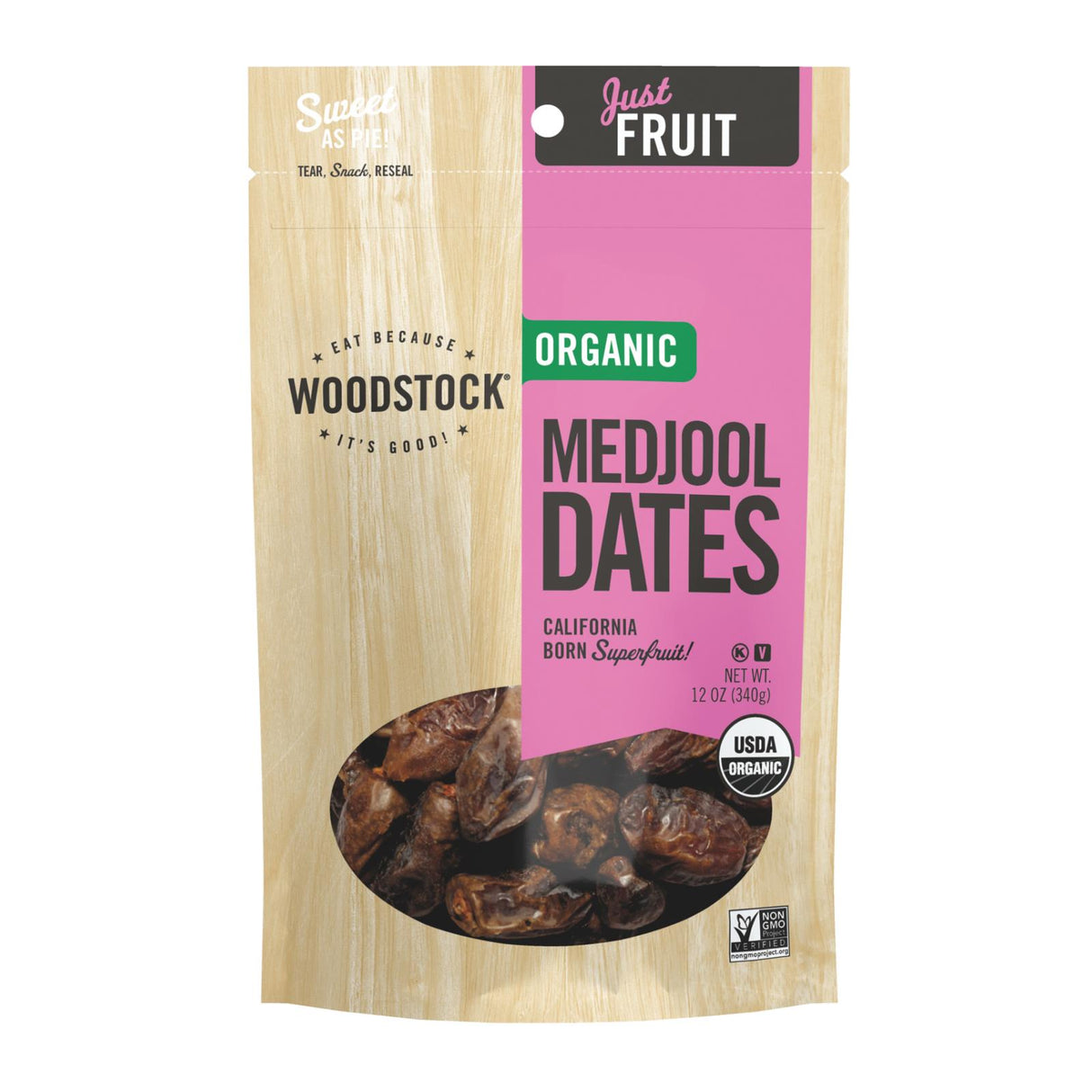 Woodstock Organic 96 Oz Unsweetened Medjool Dates - Cozy Farm