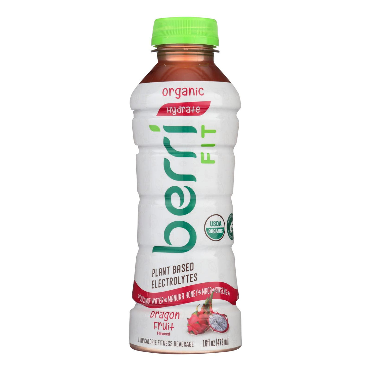 Berri Pro Dragon Fruit Plant-Based Fitness Beverage, 12 Pack, 16 Oz. Each - Cozy Farm