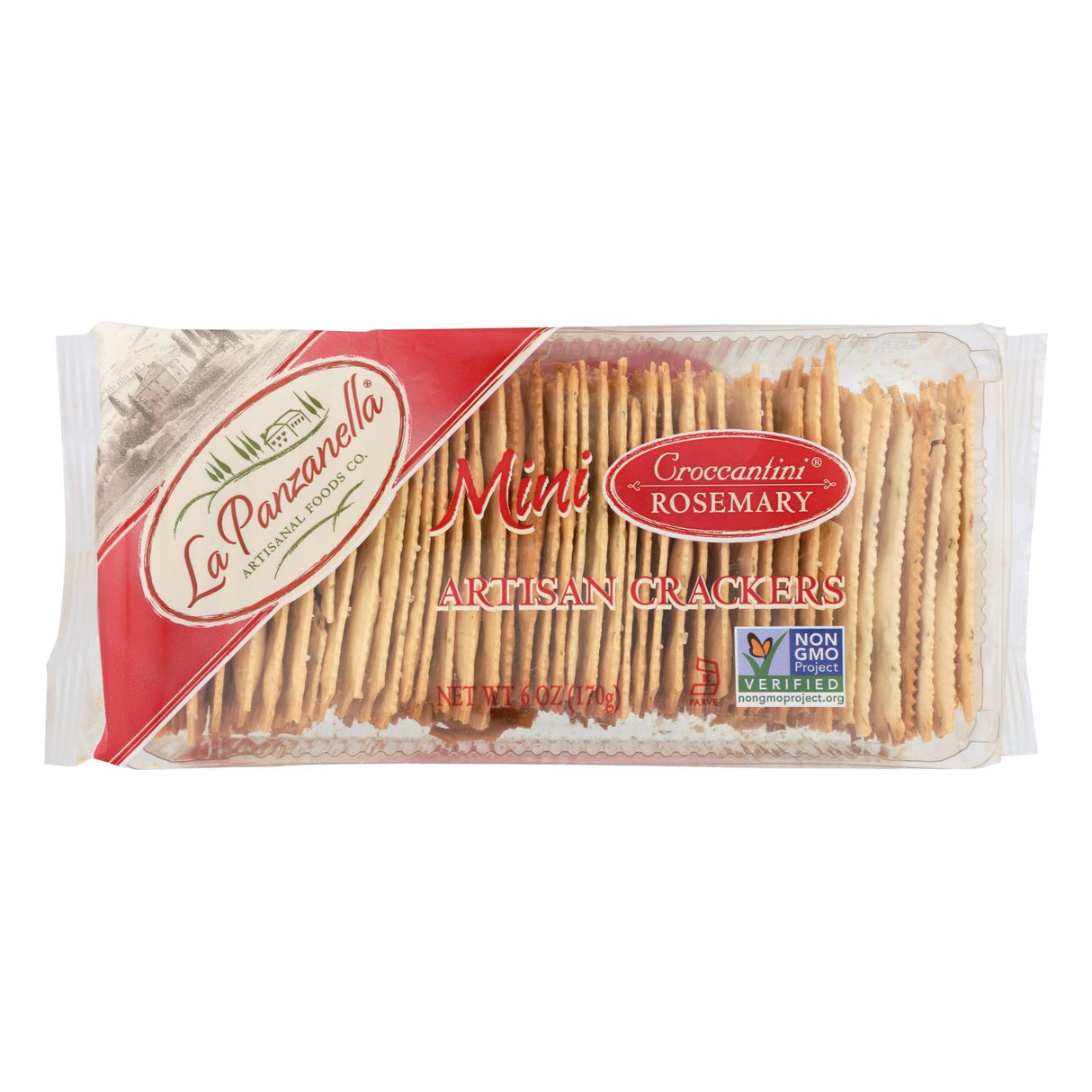 Lapanzanella Rosemary Mini Croccantini (Pack of 12) - 6 oz. - Cozy Farm