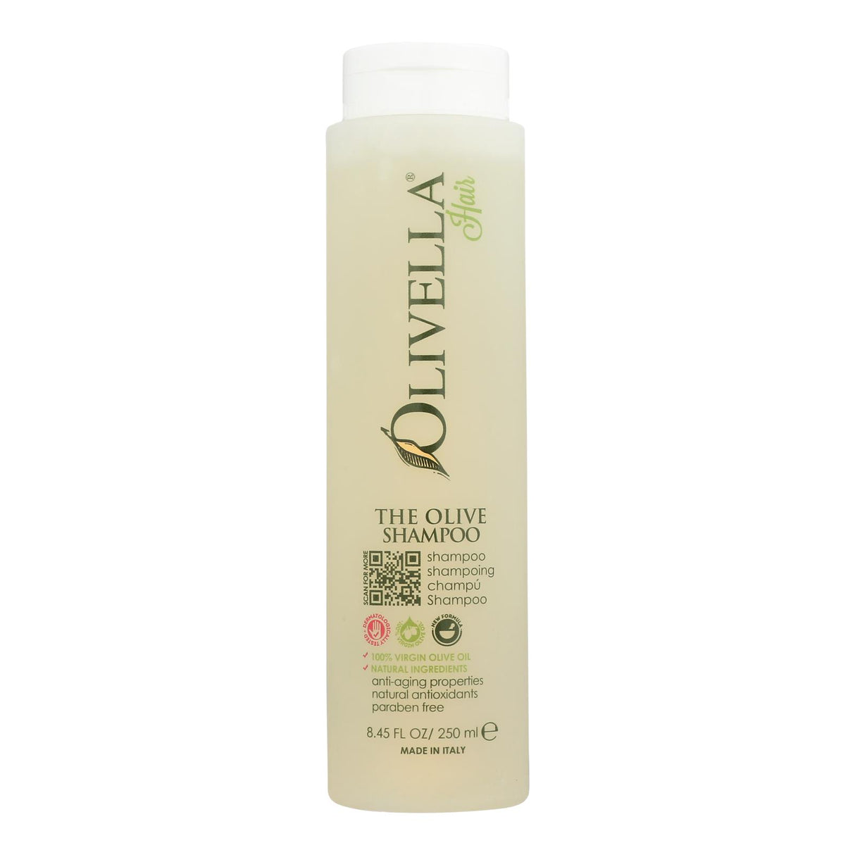 Olivella Natural Olive Strengthening Shampoo (Pack of 8.5 Fl Oz) - Cozy Farm