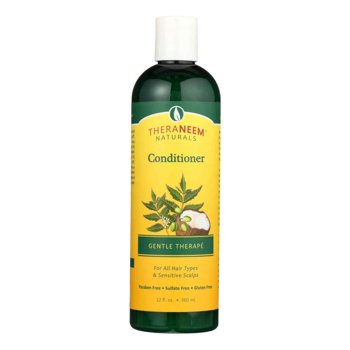 TheraNeem Naturals Conditioner - Gentle Relief for Dry, Itchy Scalps (12 Fl Oz) - Cozy Farm