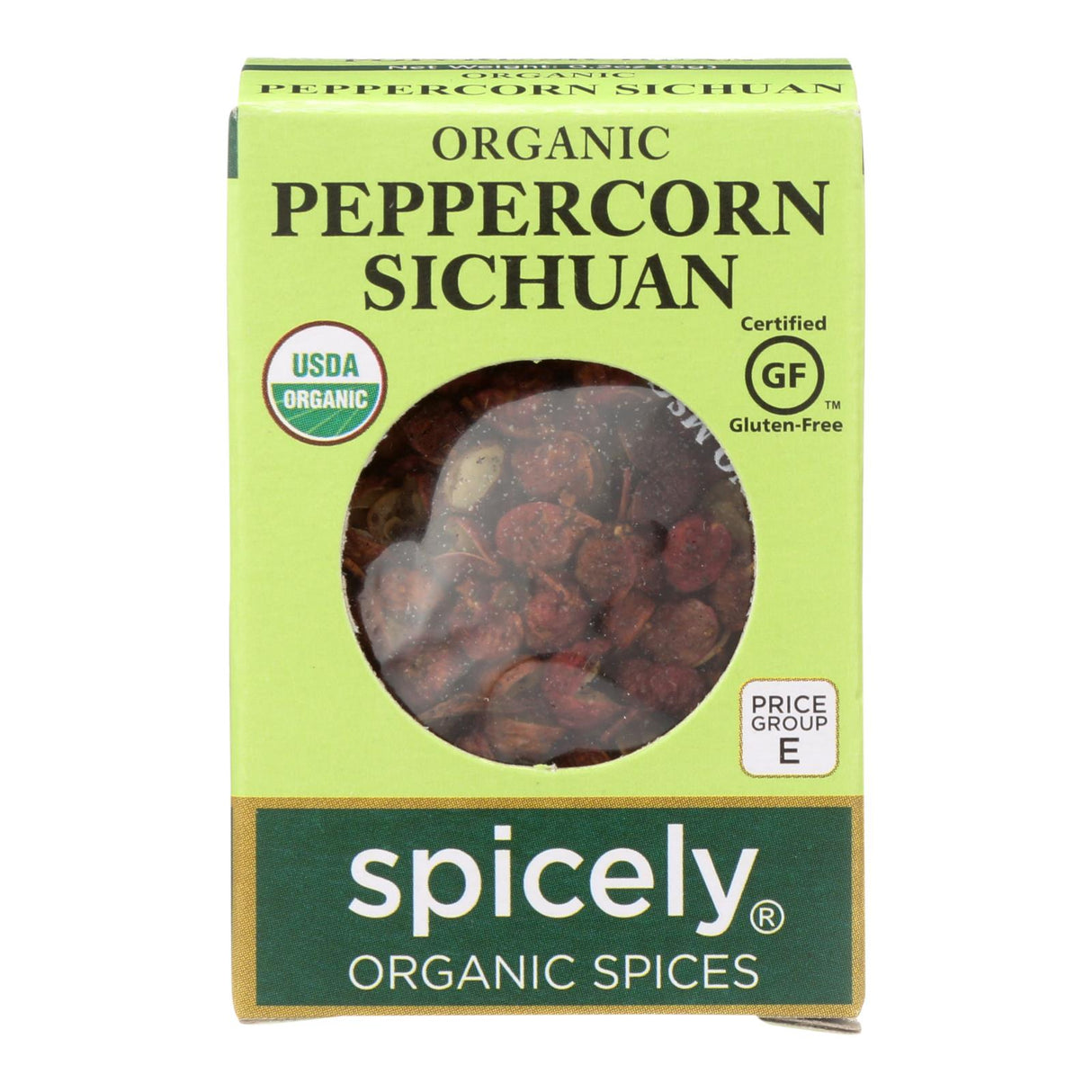 Spicely Organics Organic Sichuan Peppercorns, 0.2 Oz Pack of 6 - Cozy Farm