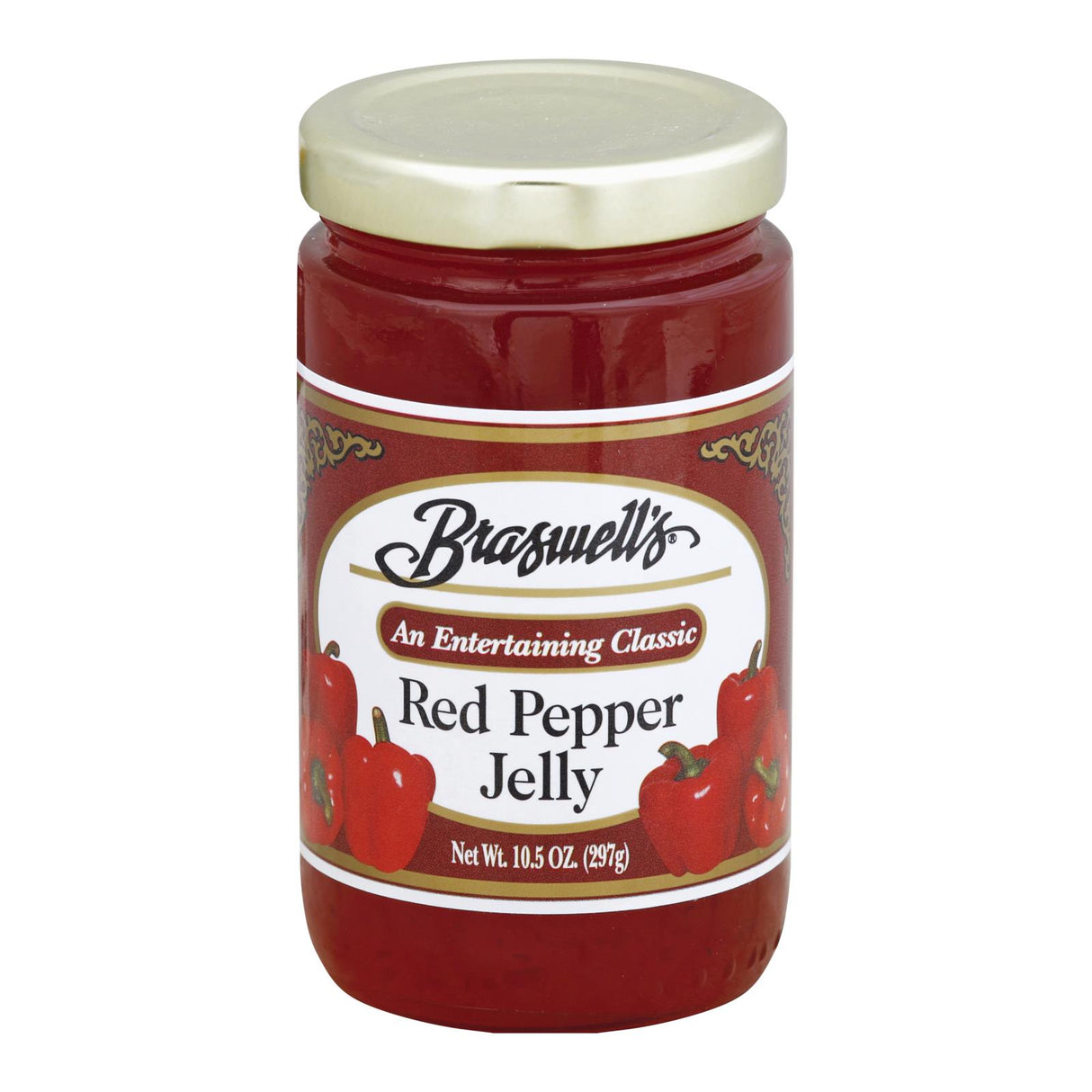 Braswell's Sweet & Zesty Red Pepper Jelly - 10.5 Oz. Pack of 6 - Cozy Farm
