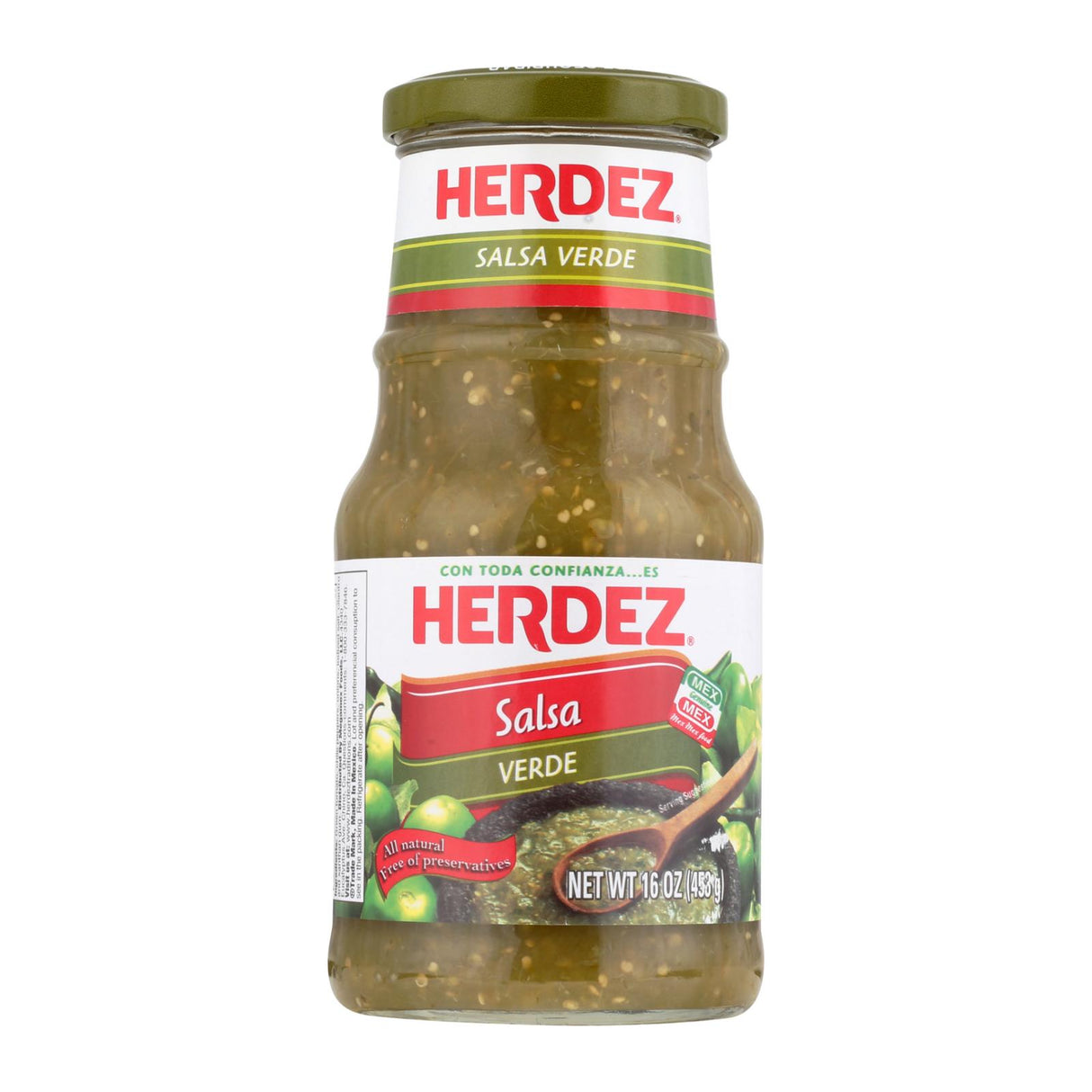 Herdez Salsa Verde, 16 Oz. (Pack of 12) - Cozy Farm