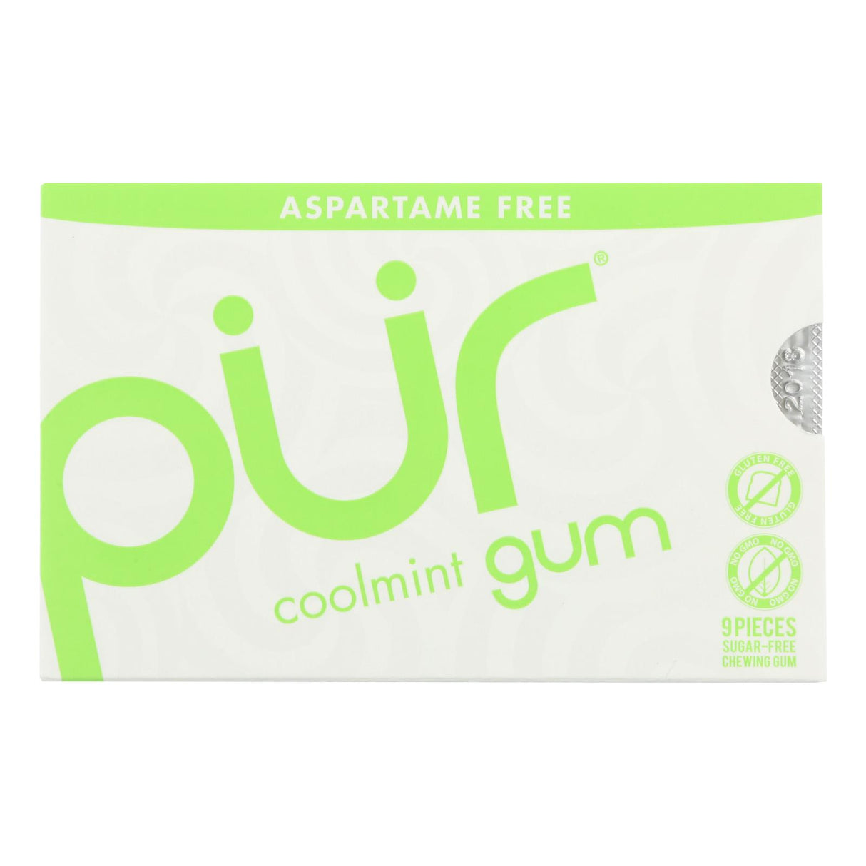 PUR Gum Coolmint Aspartame Free 9 Count 12.6 G - Cozy Farm
