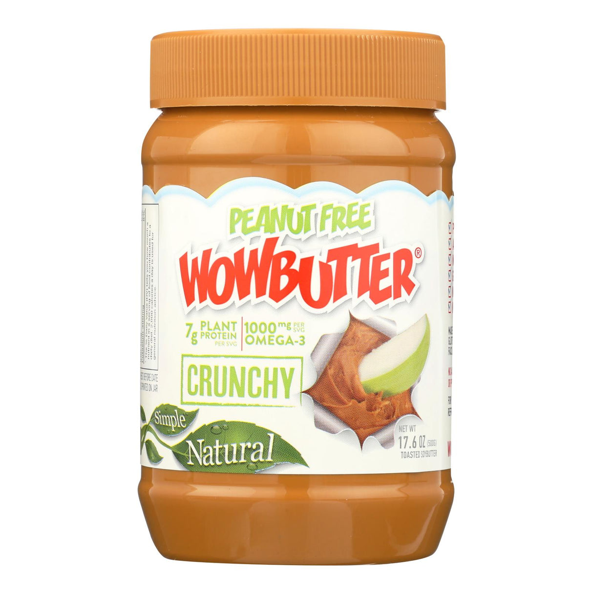 Wowbutter Crunchy Peanut Free Spread, 17.6 Oz., Pack of 6 - Cozy Farm
