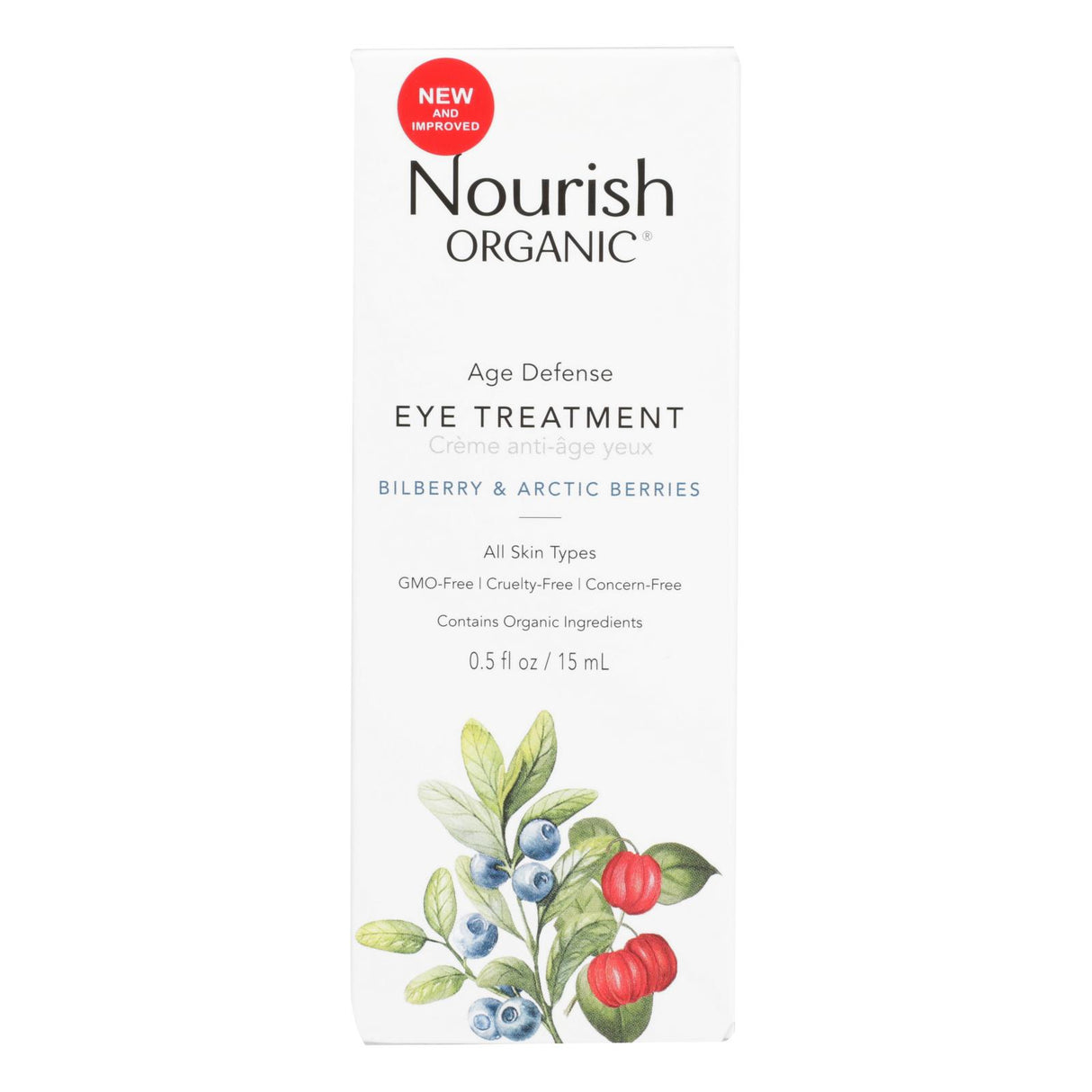 Nourish Eye Treatment: Age Defense - 0.5 Fl Oz - Cozy Farm