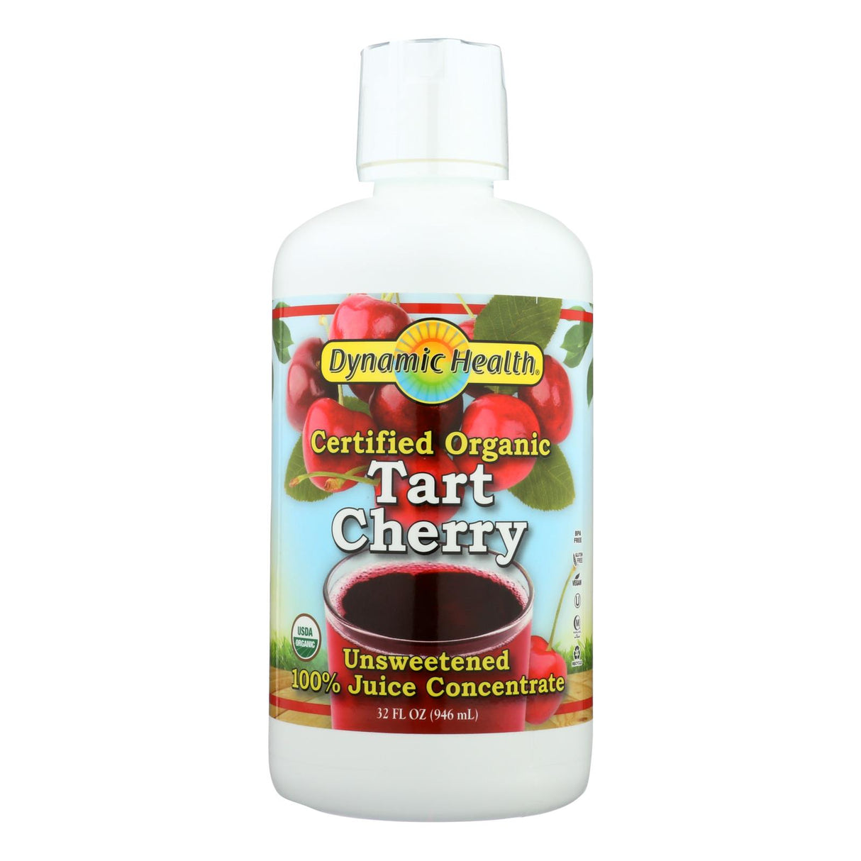 Dynamic Health Tart Cherry Juice Concentrate, 32 Oz. - Cozy Farm