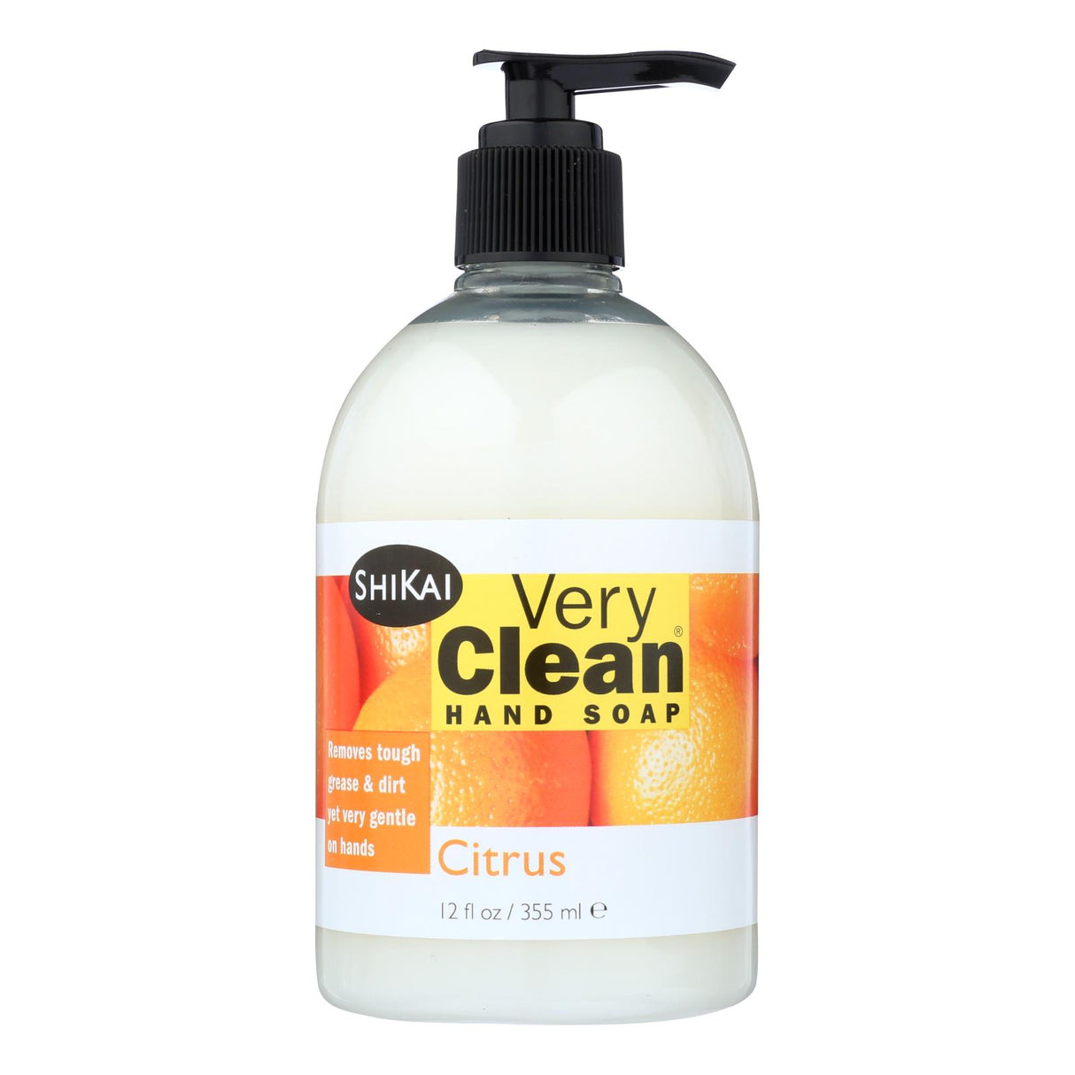 Shikai Very Clean Citrus Hand Soap - 12 Oz - Cozy Farm