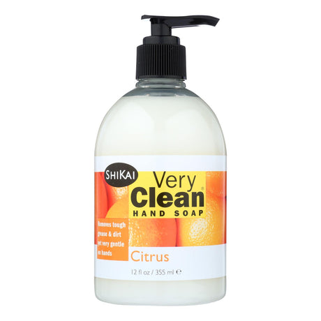 Shikai Very Clean Citrus Hand Soap - 12 Oz - Cozy Farm 
