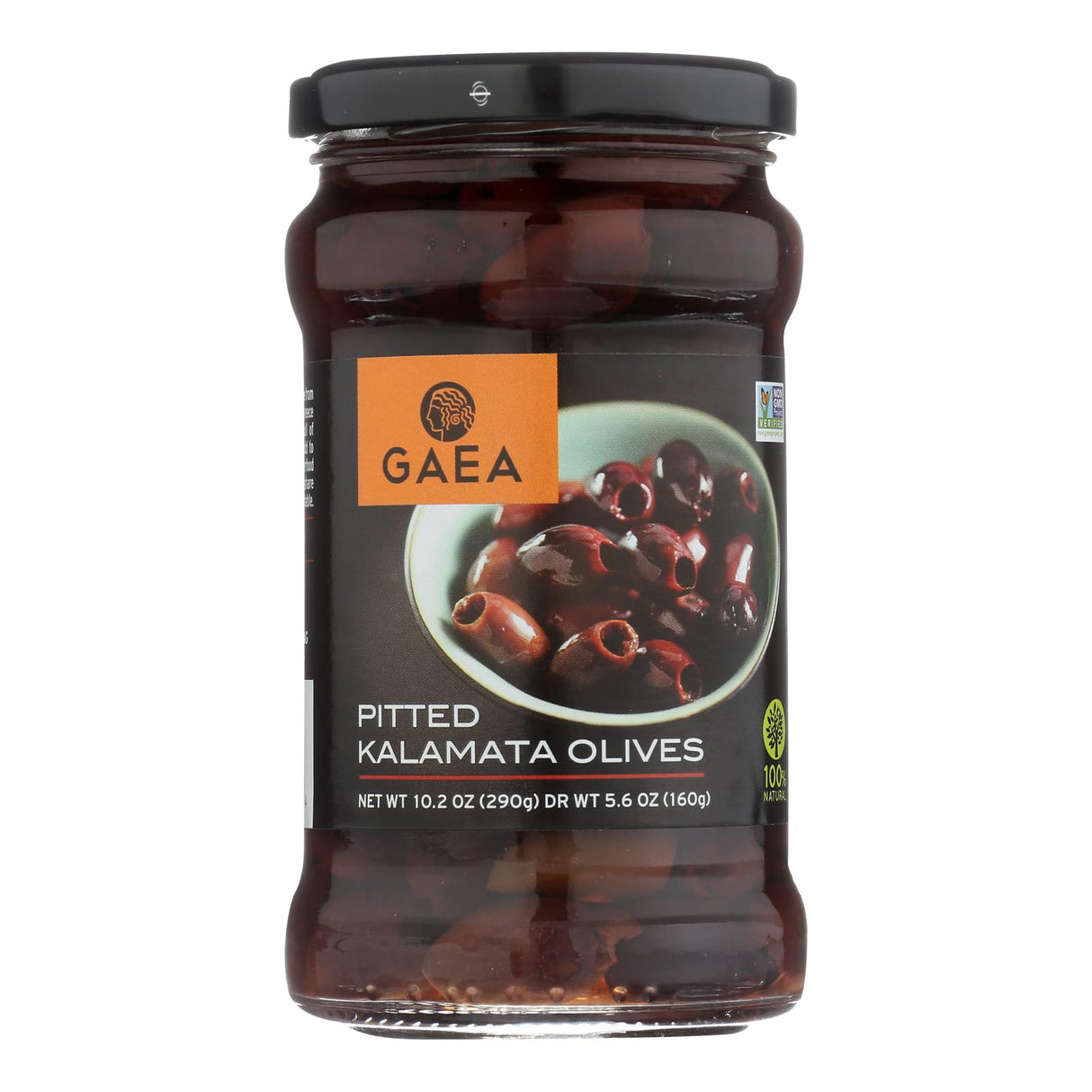 Gaea Kalamata Pitted Olives (Pack of 8) - 5.6 oz - Cozy Farm