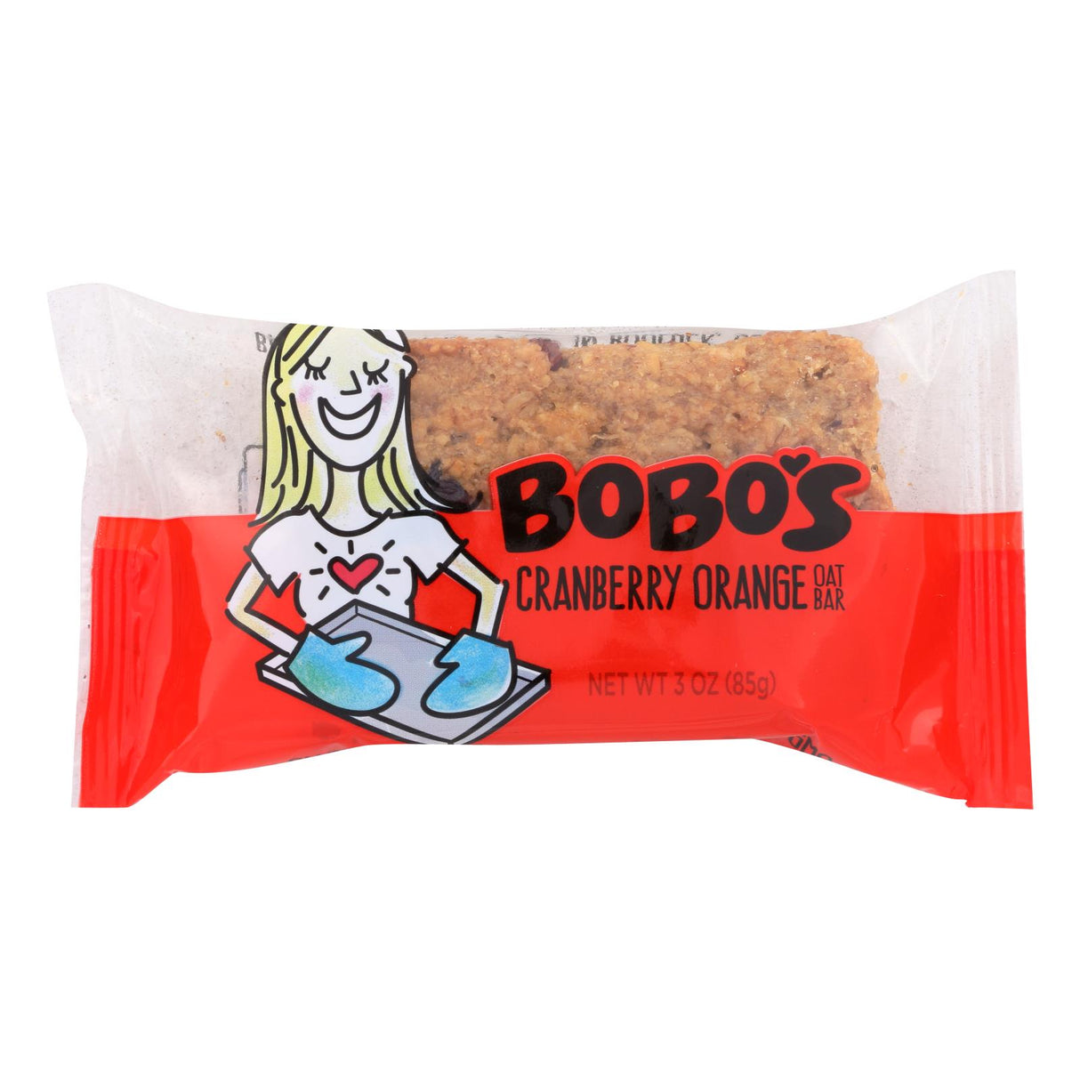Bobo's All-Natural Oat Bars - 12-Pack, Cranberry Orange, 3 Oz Each - Cozy Farm