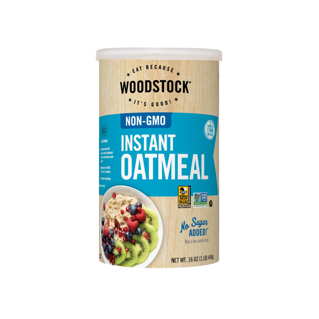 Woodstock Instant Oatmeal, Hearty & Wholesome (18.5 Oz., Pack of 12) - Cozy Farm