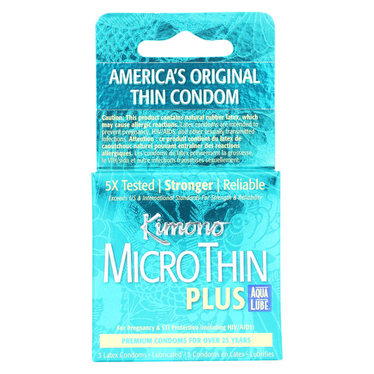 Mayer Labs Kimono Microthin Lubricated Latex Condoms (Pack of 3) - Cozy Farm