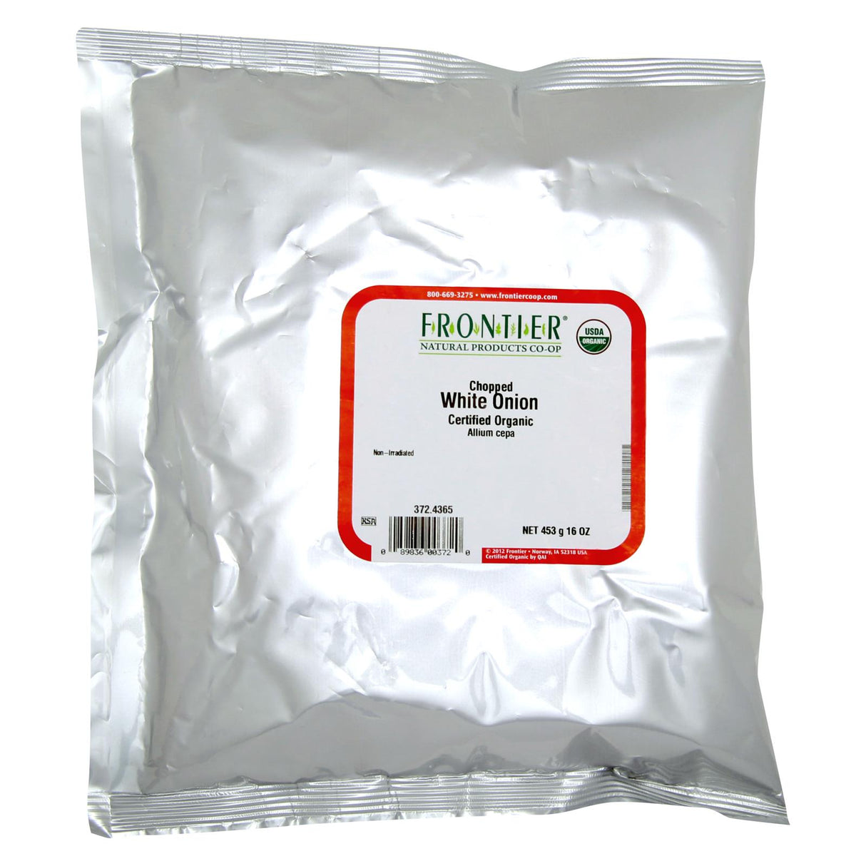 Frontier Herb - Organic White Chopped Onion, 1 lb - Cozy Farm