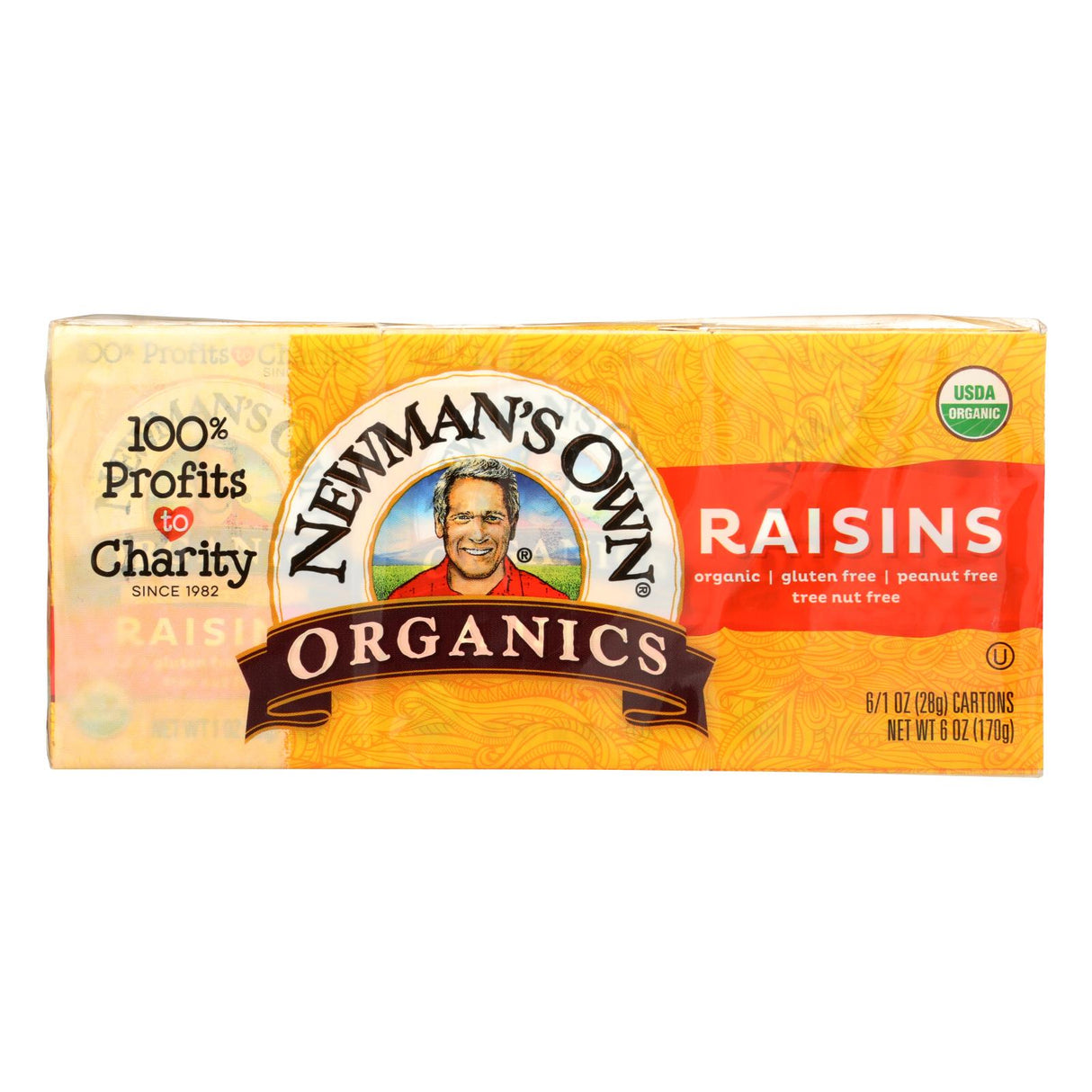 Newman's Own Organic Raisins, 6 Oz. Pack of 12 - Cozy Farm