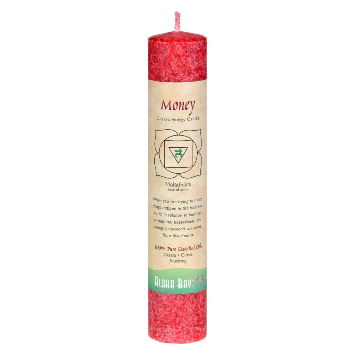 Aloha Bay Chakra Pillar Candles - Red (Pack of 8) - Cozy Farm