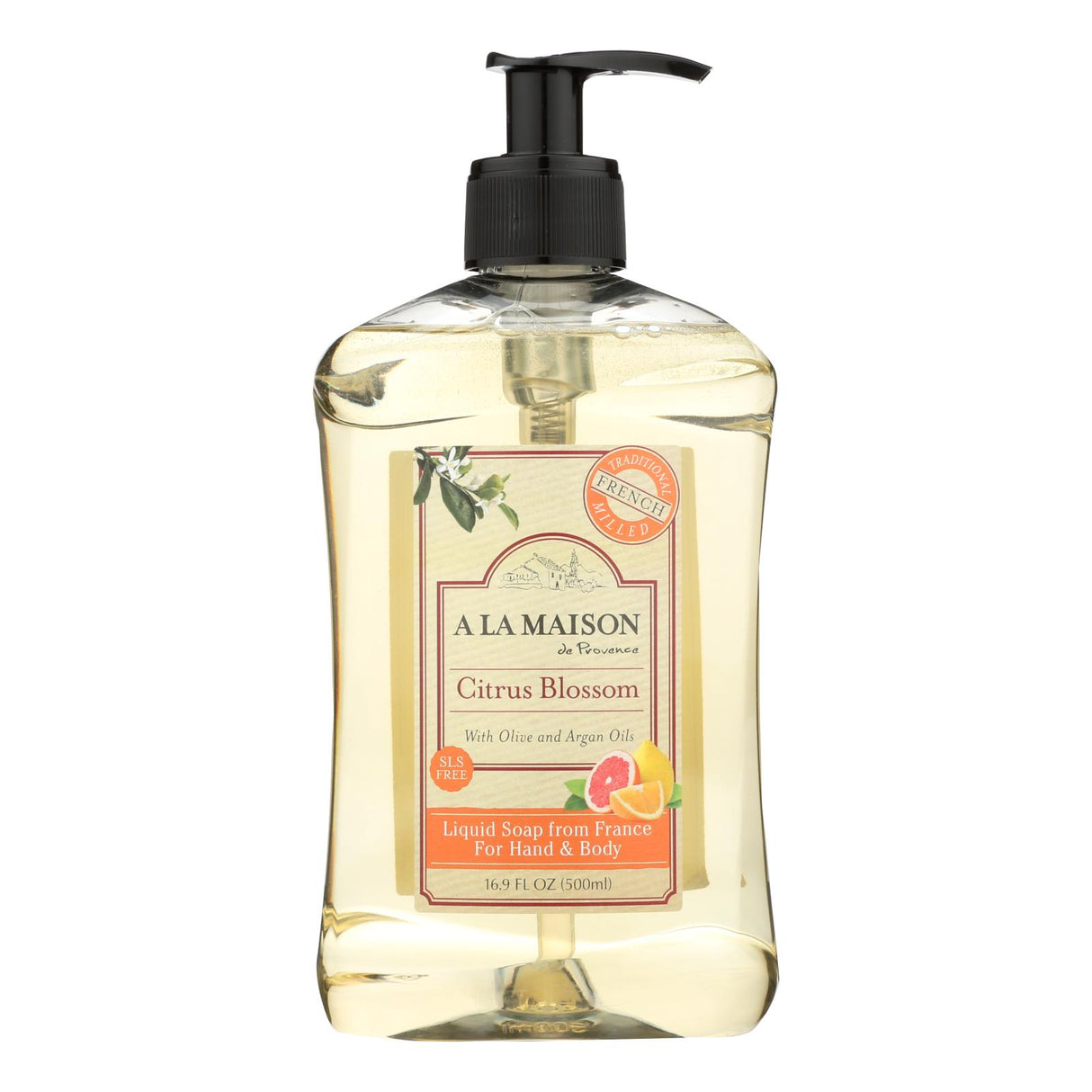 A La Maison Liquid Hand Soap - Citrus Blossom - 16.9 Fl Oz - Cozy Farm