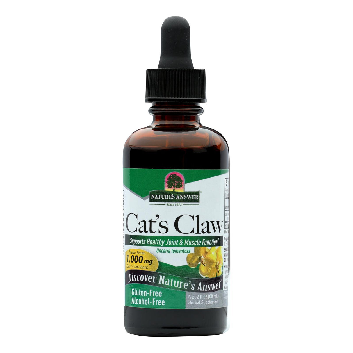 Nature's Answer Cat's Claw Inner Bark Alcohol-Free, 2 Fl Oz - Cozy Farm