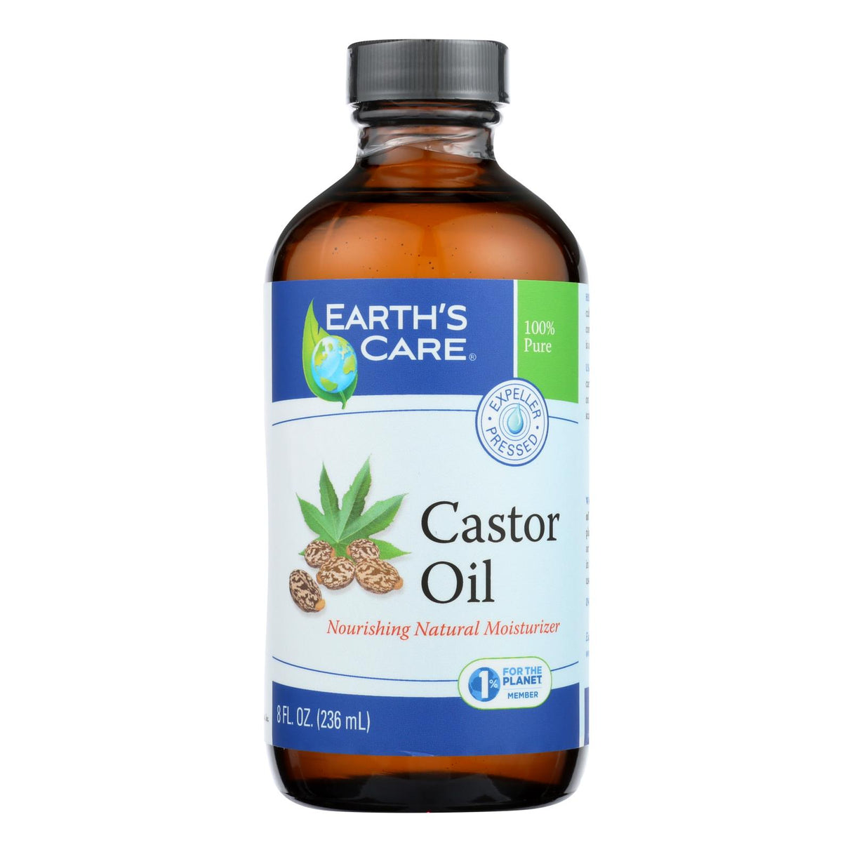 Earth's Care Castor Oil - 8 Fl Oz - Cozy Farm