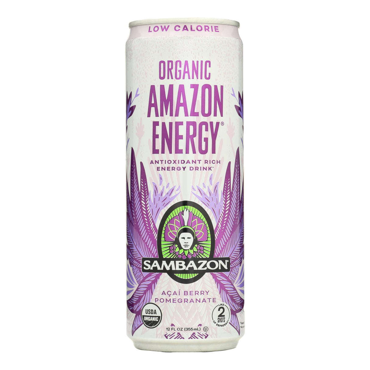 Amazon Organic Energy Drink by Sambazon (Pack of 12) - 12 Fl Oz. Per Can - Cozy Farm