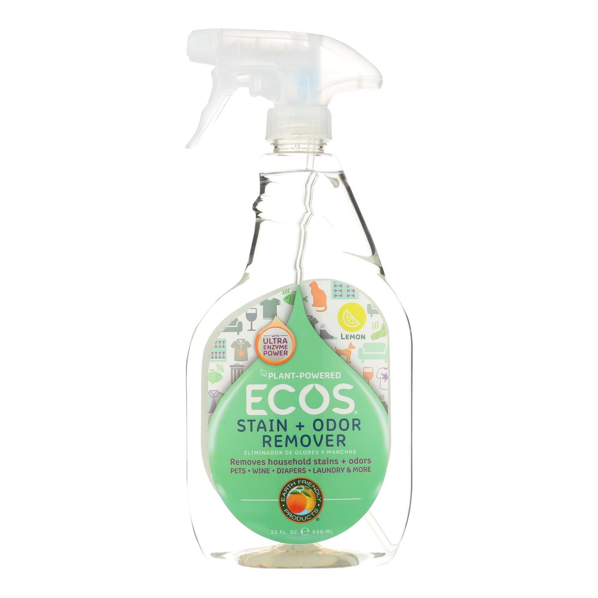 Earth-Friendly Stain & Odor Eliminator Spray (Pack of 6 - 22 Fl Oz.) - Cozy Farm