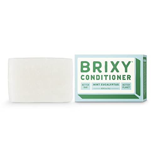 Brixy Mint Eucalyptus Conditioner Bar - 4 Oz - Cozy Farm