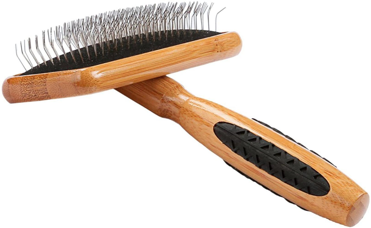 Bass Brushes Pet Grooming Dematting Slicker Brush for Large Breeds with Long Hair - Cozy Farm