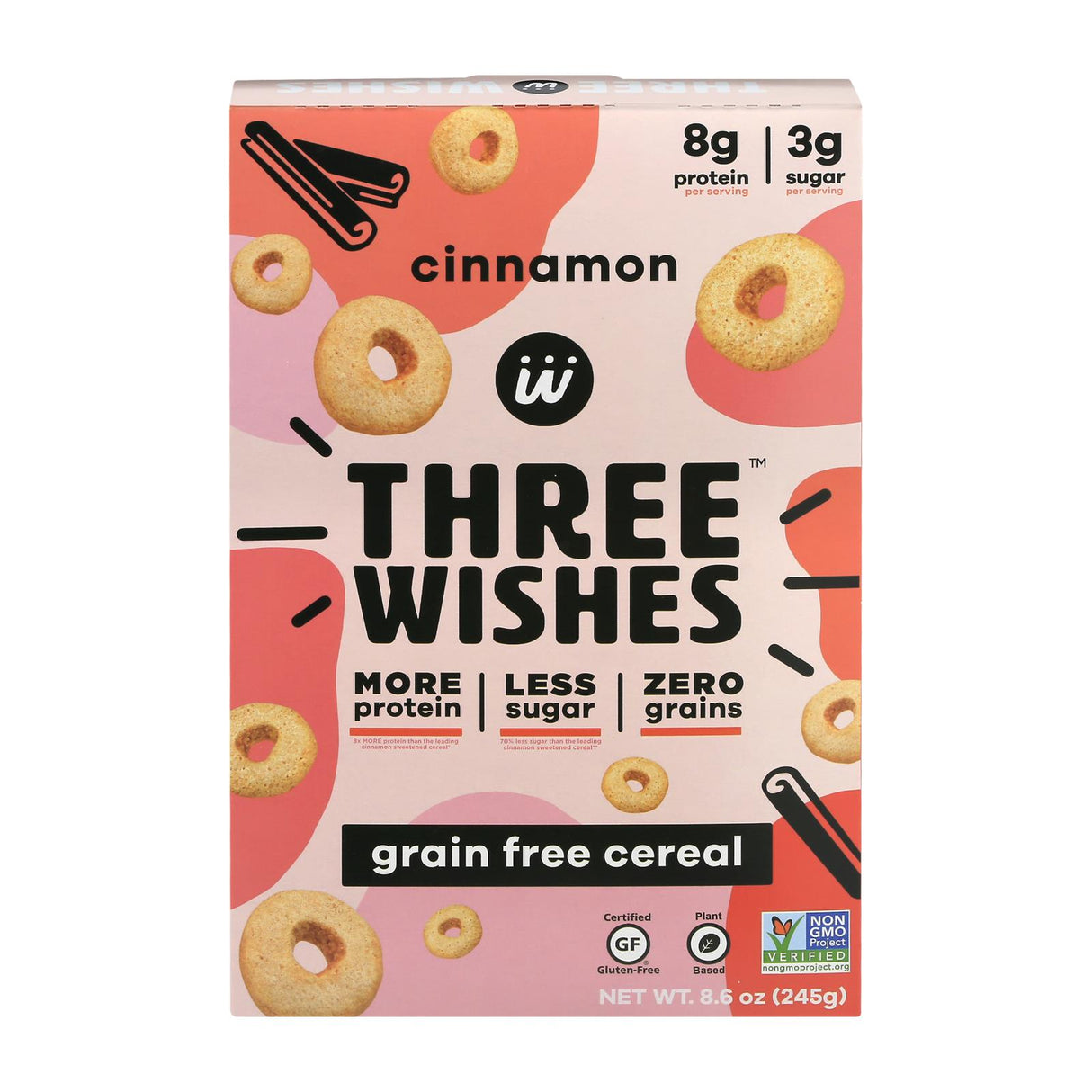 Gluten-Free Cinnamon Delight: Three Wishes Cereal (Pack of 6 - 8.6 Oz Boxes) - Cozy Farm