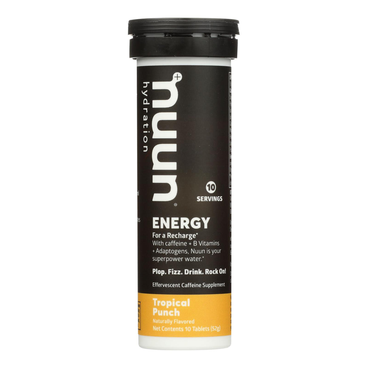 Nuun Energy: Tropical Punch Tablets (10 Ct, Pack of 8) - Cozy Farm