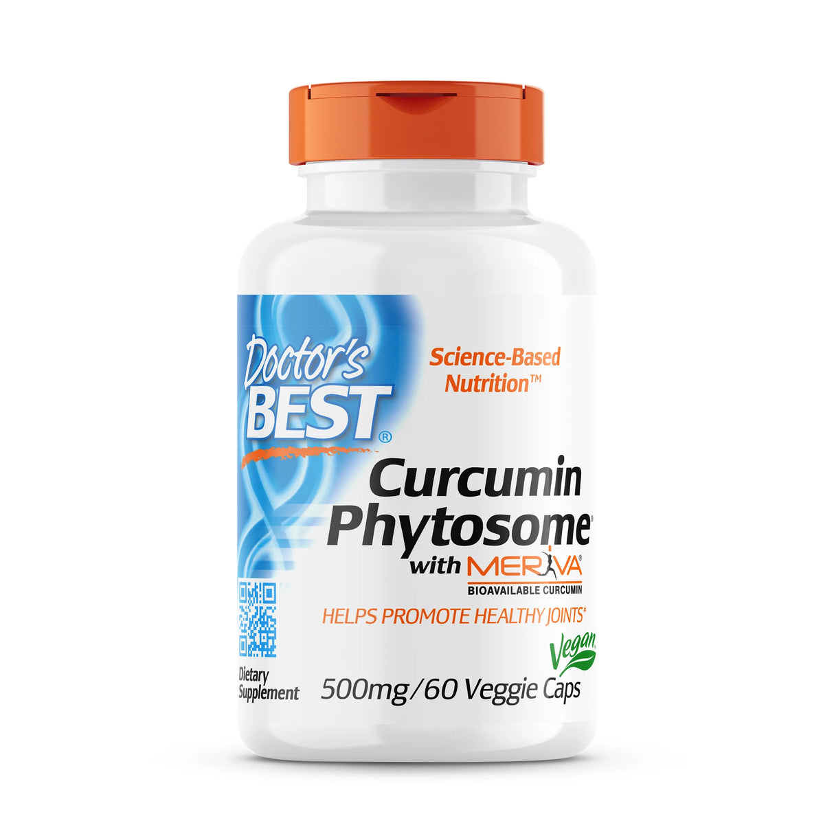 Doctor's Best Curcumin Phytosome 500mg for Enhanced Absorption (Pack of 60 Vcaps) - Cozy Farm