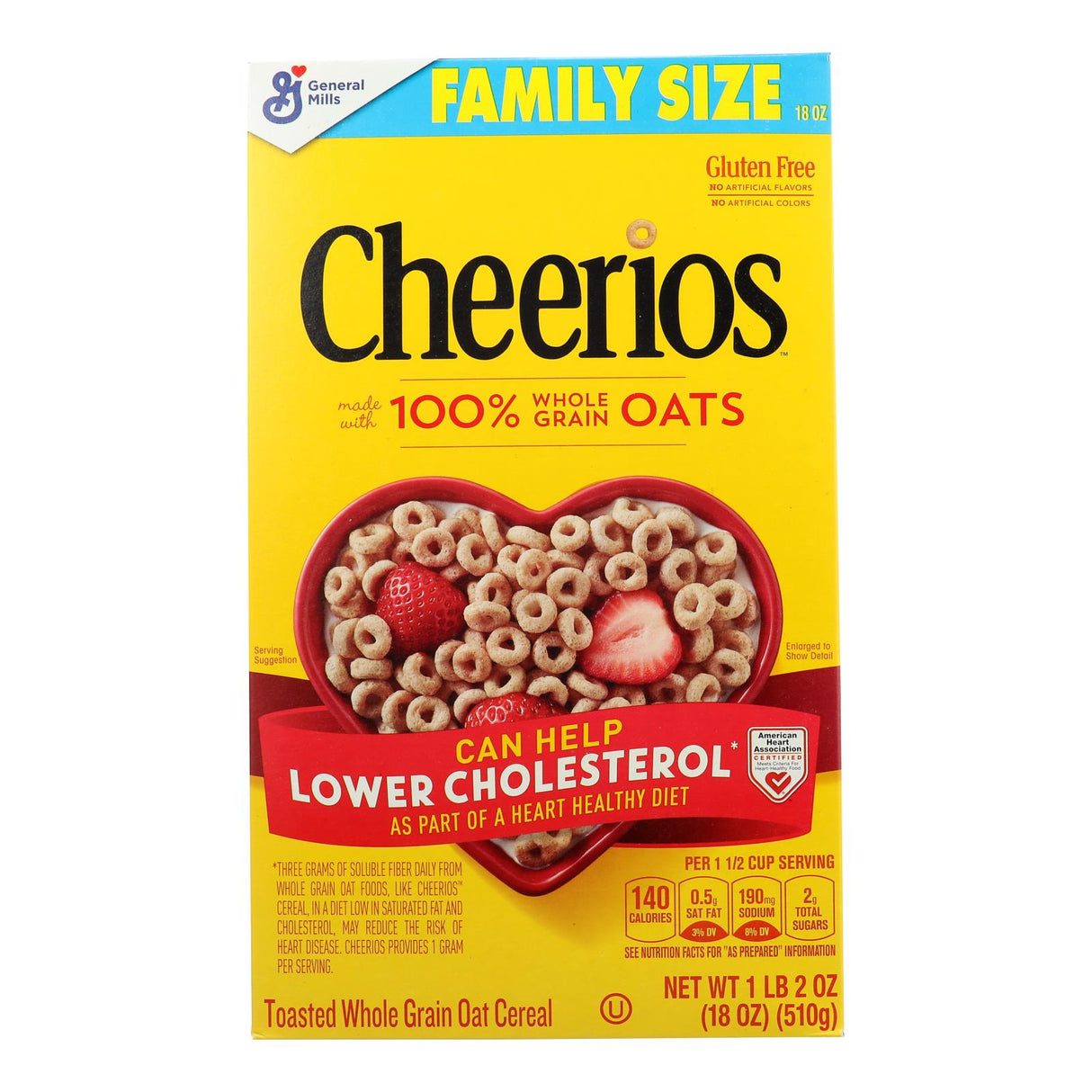 Cheerios Oat Cereal 18oz (Pack of 10) - Cozy Farm
