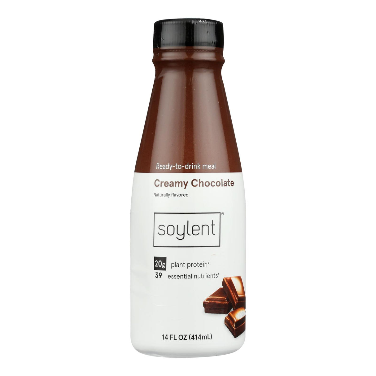 Soylent - Nutritional Drink Creamy Chocolate Plant (Pack of 12-14 Fl Oz) - Cozy Farm
