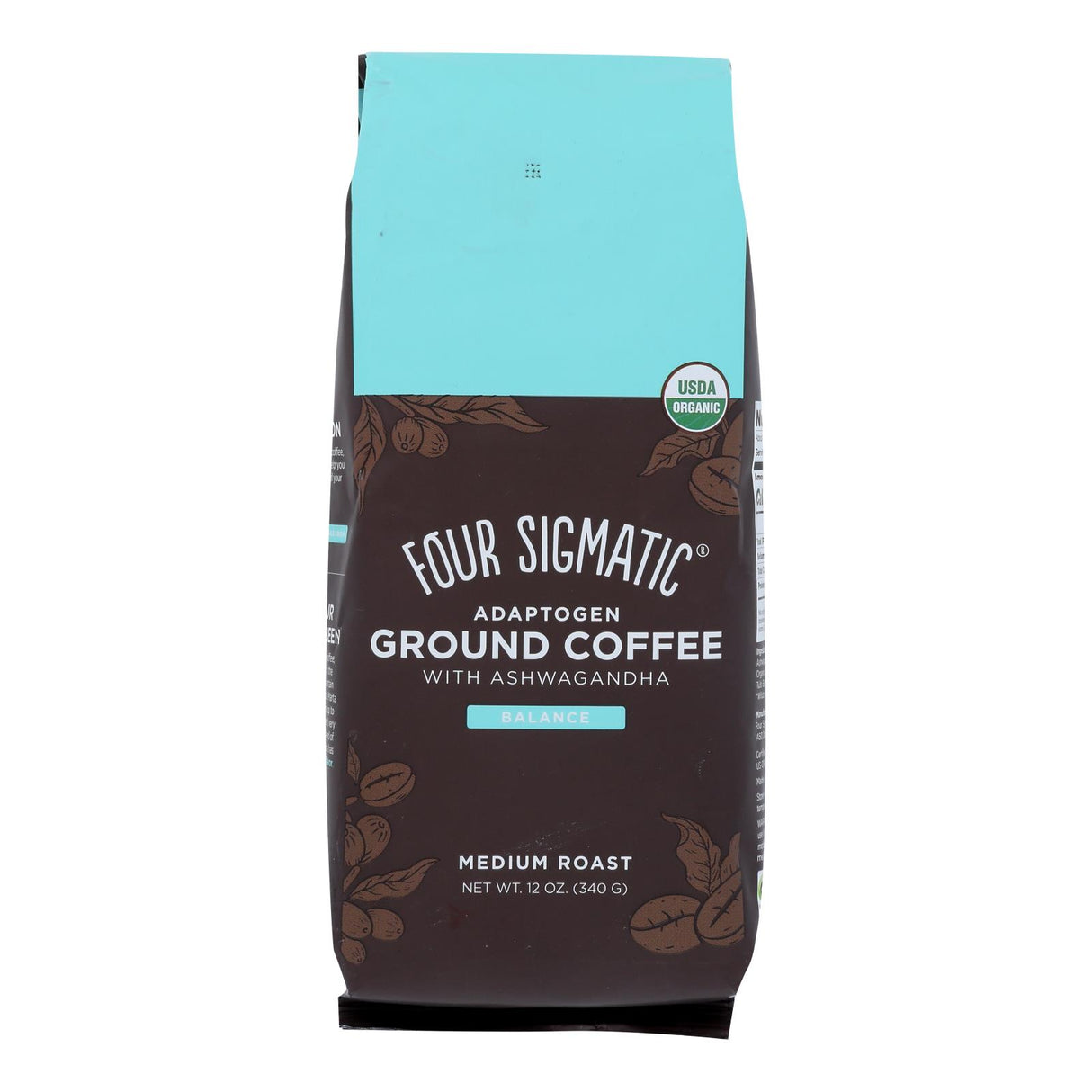 Four Sigmatic Ashwagandha Adaptogen Coffee (Pack of 8 - 12 Oz) - Cozy Farm