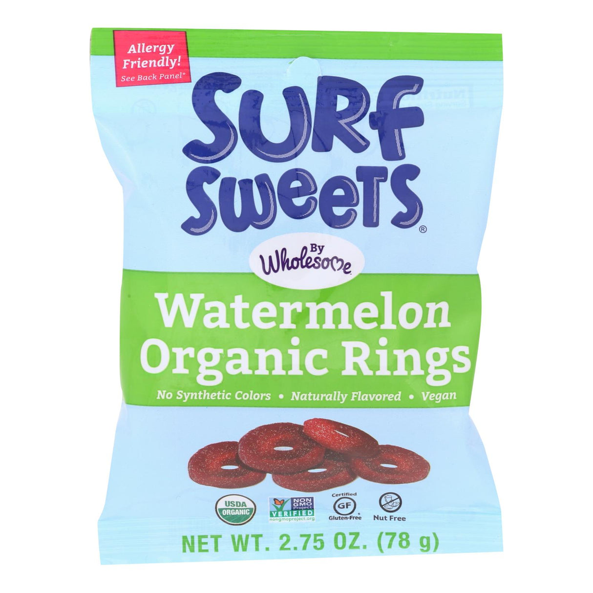 Surf Sweets Fruity Rings Candy (Pack of 12 - 2.75 Oz Bags) - Cozy Farm