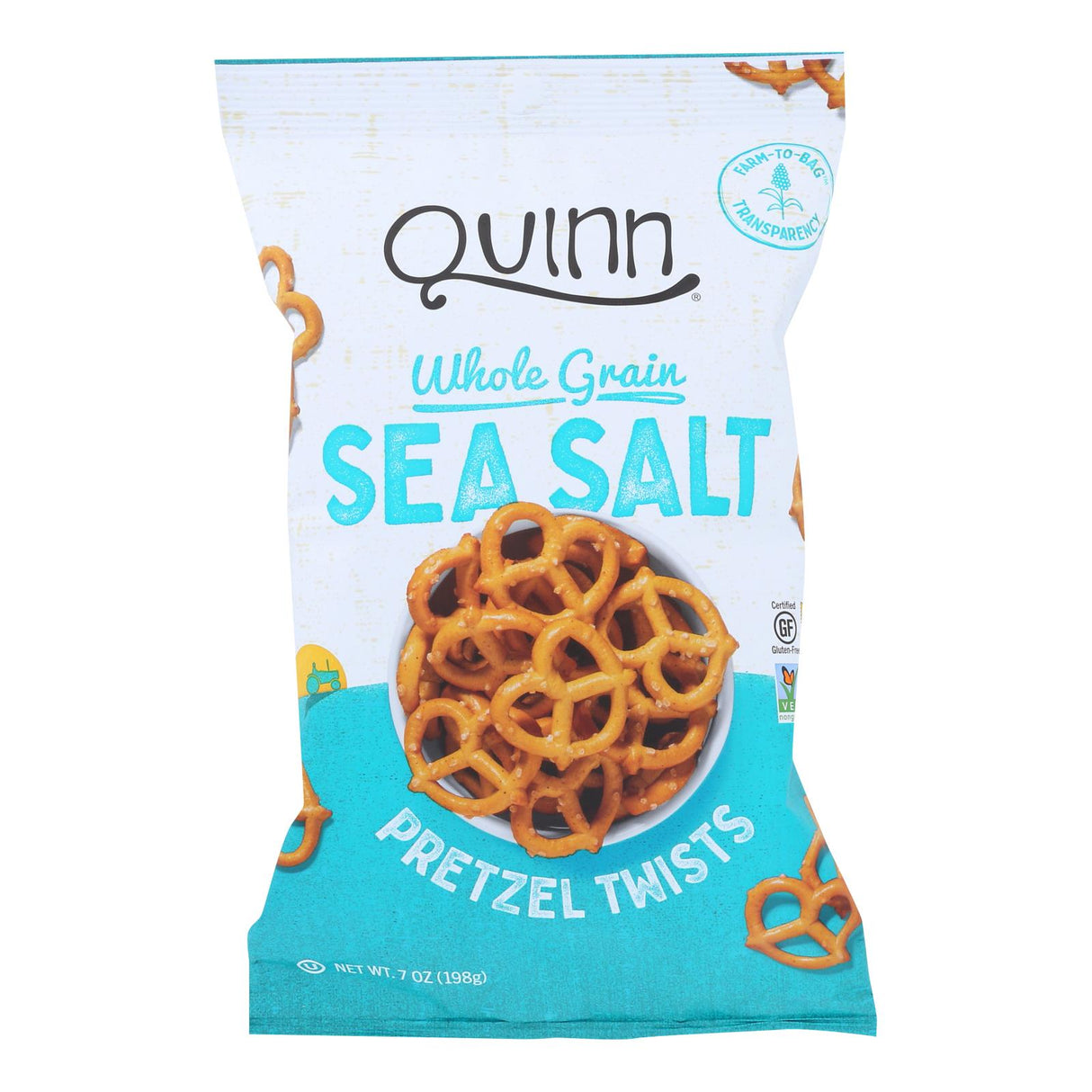 Quinn Pretzels 5.6 Oz Classic Sea Salt Twist (Pack of 8) - Cozy Farm