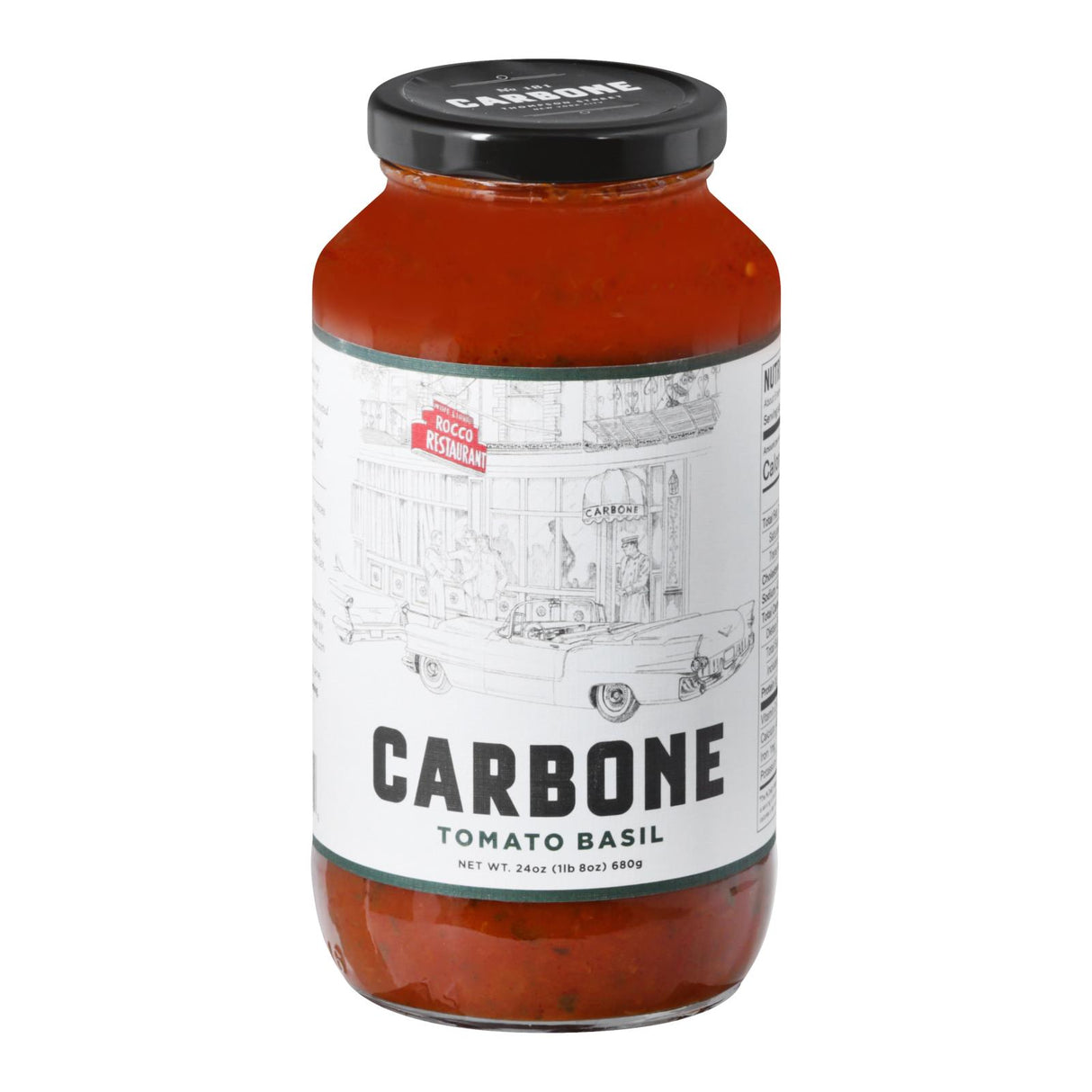 Carbone Tomato Basil Sauce - 24 oz. Pack of 6 - Cozy Farm