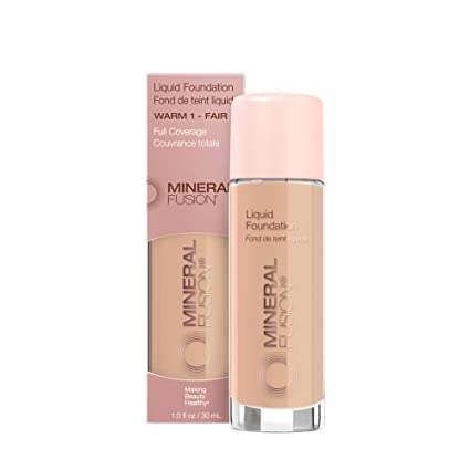 Mineral Fusion Liquid Foundation - Warm1, 1 Fl Oz - Cozy Farm