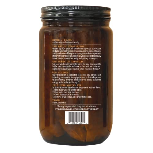 For The Biome - Stress Therapy 7 Flower - T-Flower Infusion (10 Bags) - Cozy Farm