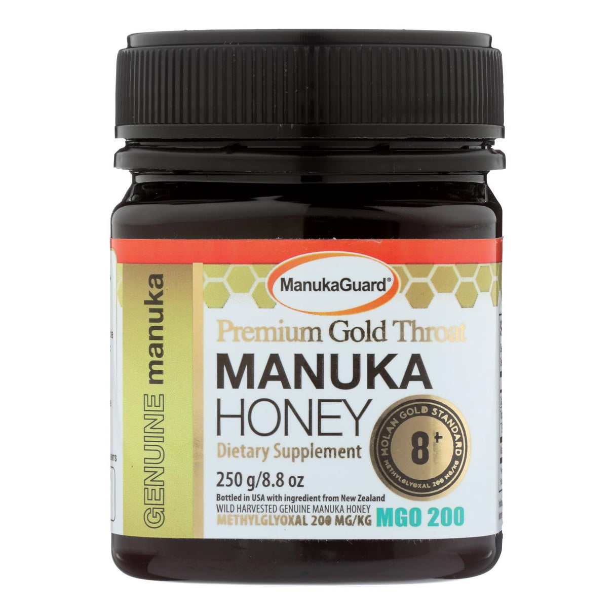 Premium Manukaguard Manuka Honey Prem Gold 8+ | 8.8 Oz - Cozy Farm