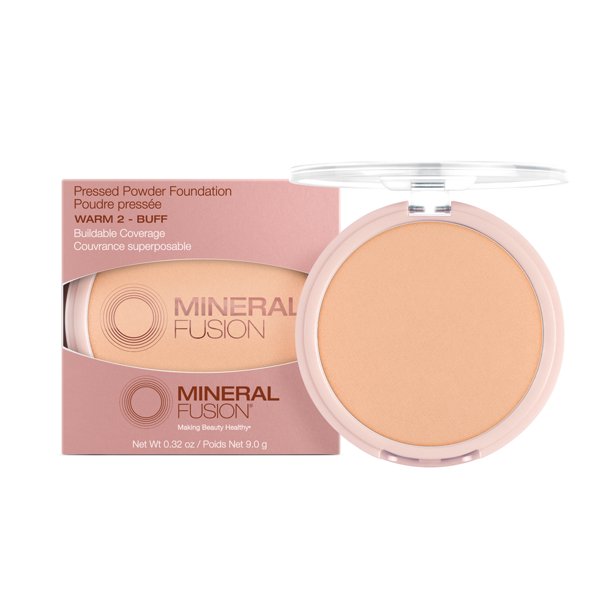 Mineral Fusion Warm 2 Pressed Base Makeup - .32 oz. - Cozy Farm