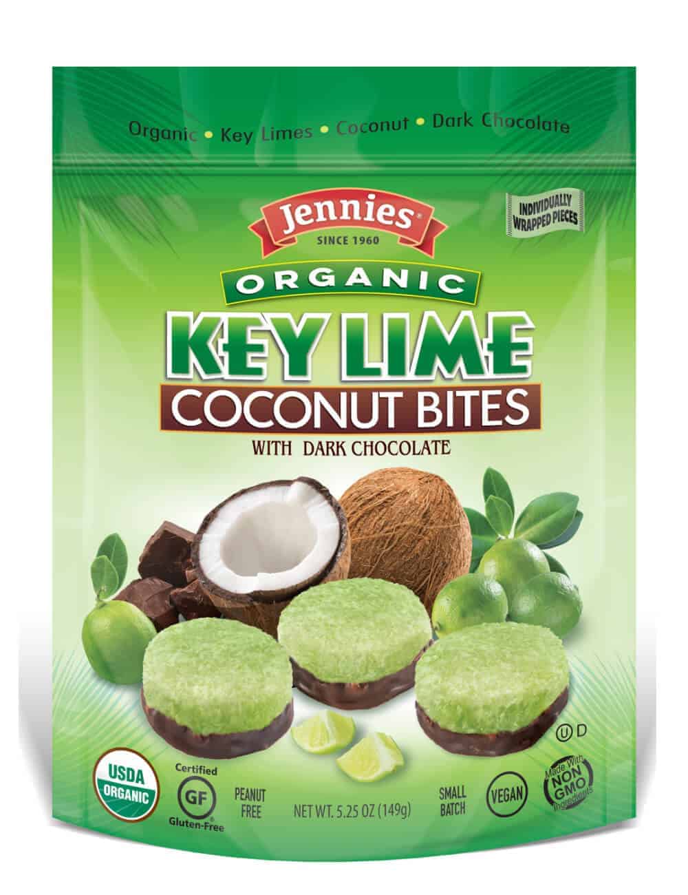 Jennies Coconut Bites Key Lime (Pack of 6 5.25 Oz) - Cozy Farm