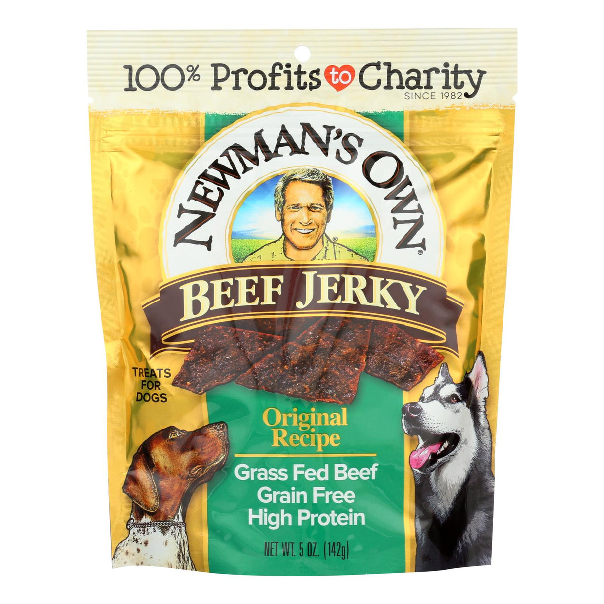 Newman's Own Organic Beef Jerky - Original Recipe, 6 Pack, 5 Oz Each - Cozy Farm