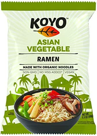 Koyo Gluten-Free Ramen Garden Vegetable (6 Pack, 2 Oz Each) - Cozy Farm