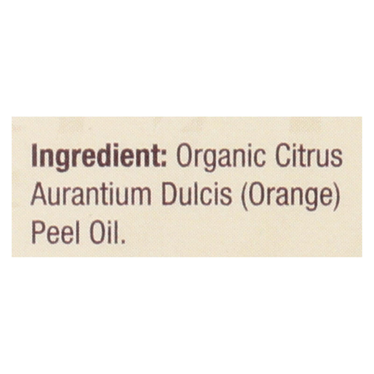Nature's Answer Organic Orange Essential Oil (0.5 Oz.) - Cozy Farm
