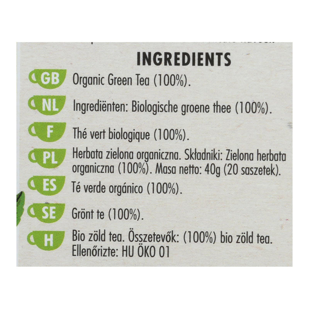 Heath & Heather Pure Green Tea (120 Ct.) - Cozy Farm