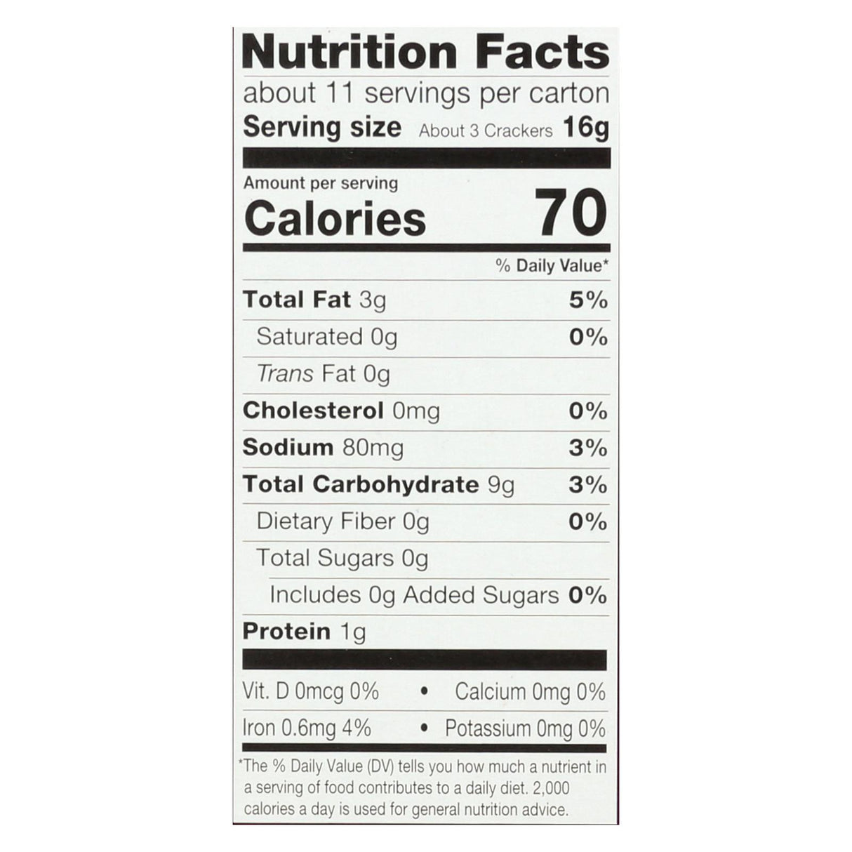 Milton's Baked Himalayan Salt Crackers 8 Pack 6 Oz - Cozy Farm